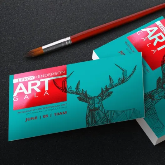 Metallic Flat Invitation Printing